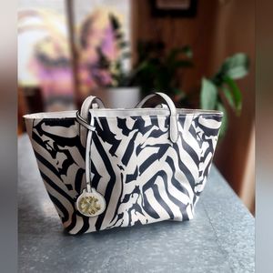 Christian Lacroix black & white purse